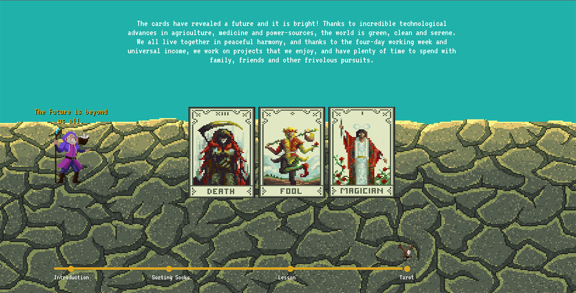 Coding Conjuror gameplay with progression and feedback
