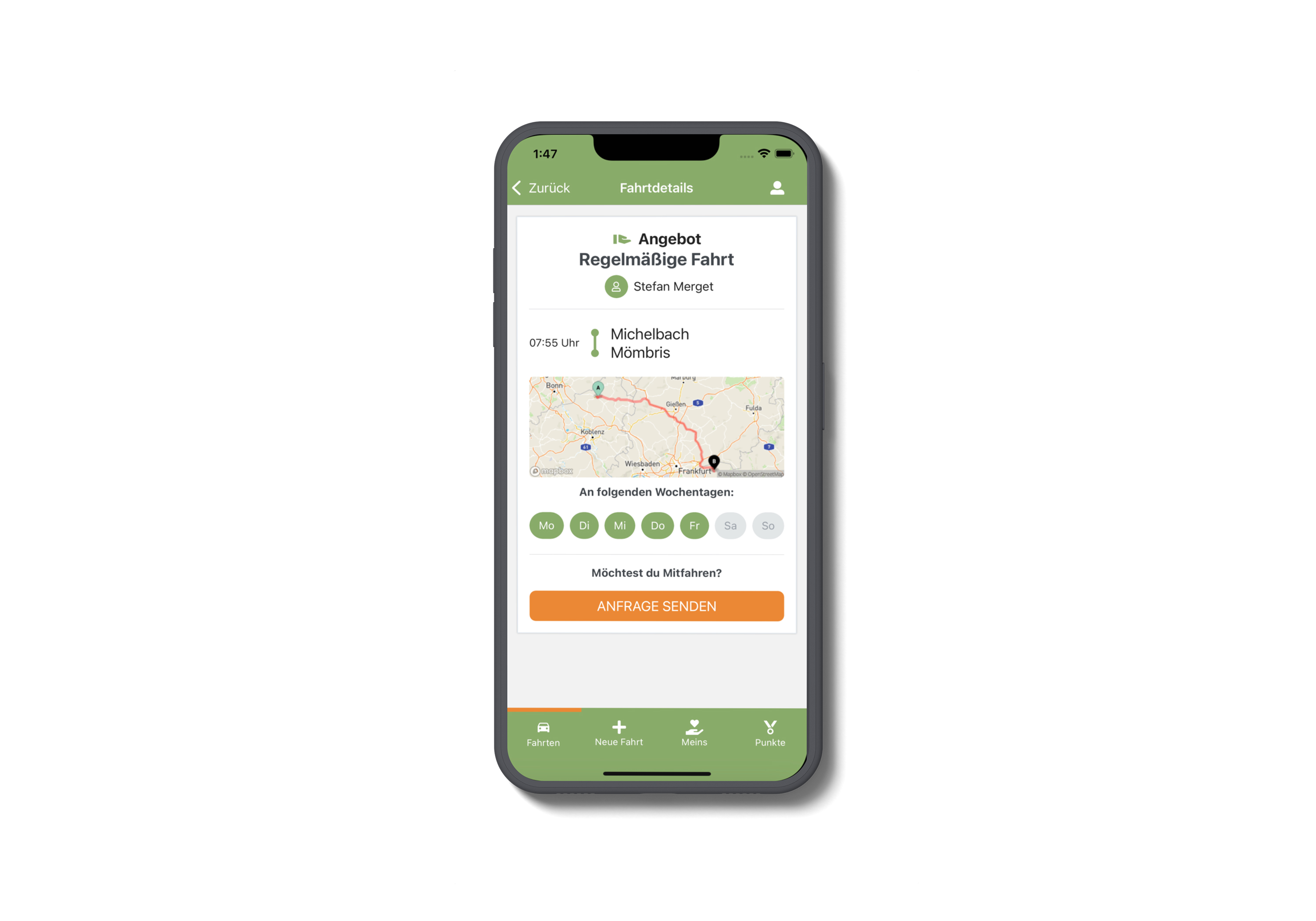 Mobitafel CO2-Tracking und Mobilitätsdaten